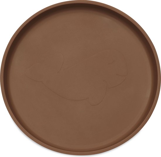 Jollein - Bordje (Caramel) - Siliconen - Baby Bord, Baby Servies - 6-18 maanden van Jollein — afbeelding 4
