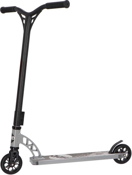 RiDD Stunt Scooter - Special Edition - Stunt Step - Step - Smoke Grey - Vanaf 8 jaar - ABEC-9 - 110 mm Wielen - Aluminium Velgen - Metalen Rem - Black/Grey - Zwart/Grijs