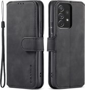 Luxe Book Case - Samsung Galaxy A53 Hoesje - Zwart