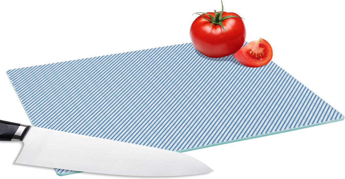 Glazen Snijplank - 28x20 - Broek - Structuur - Denim - Patronen - Snijplanken Glas