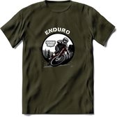 Enduro T-Shirt | Mountainbike Fiets Kleding | Dames / Heren / Unisex MTB shirt | Grappig Verjaardag Cadeau | Maat M