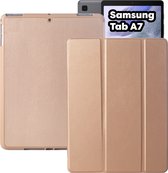 Tablet Hoes + Standaardfunctie - Geschikt voor Samsung Galaxy Tab A7 Hoes - 10.4 inch (2020) - Goud