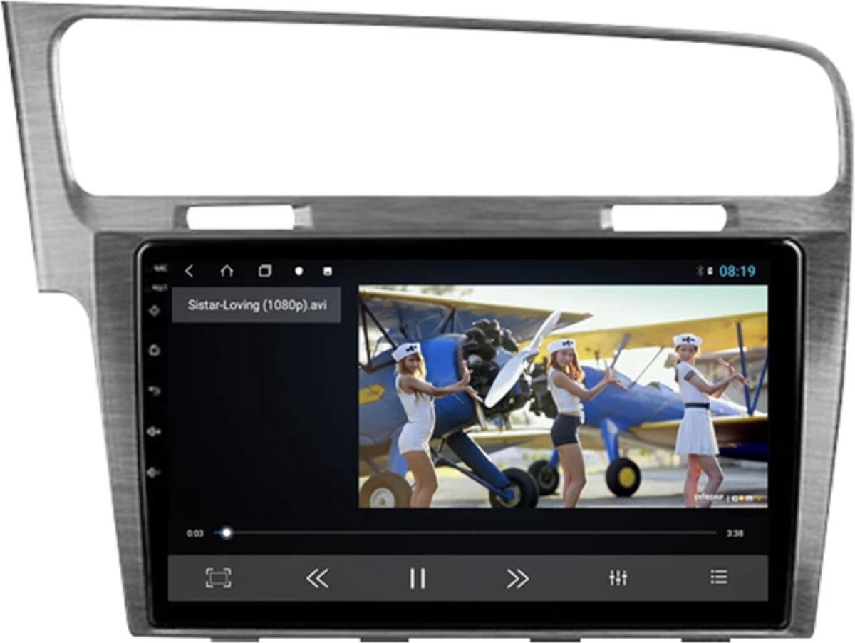 Autoradio Android 12 voor Volkswagen Golf MK7 Draadloos CarPlay/Auto/WiFi/GPS/NAV