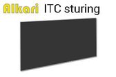 Infrarood Metaal Krijtbord verwarming met ITC Sturing voor Tiny Houses 600 Watt | 60,0 x 90,0 x 2,0 cm | Zwart met Thermostaat