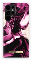 iDeal Of Sweden Fashion Case Samsung Galaxy S22 Ultra Golden Ruby Marble