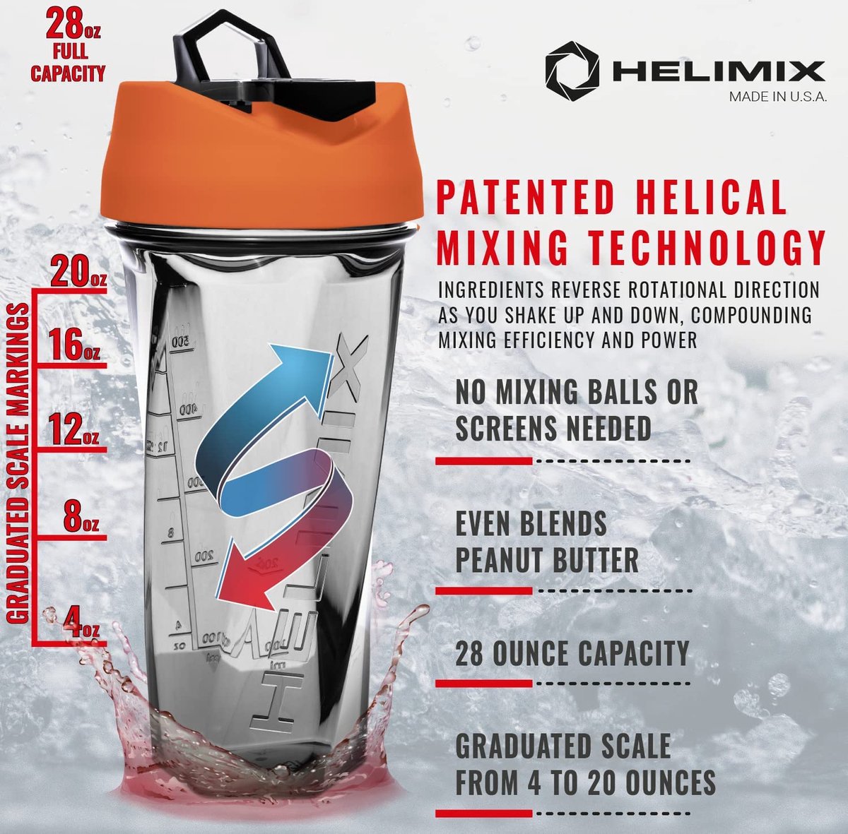 Helimix 2.0 Shakebeker zwart