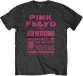 Pink Floyd - Metrodome '88 Heren T-shirt - L - Zwart