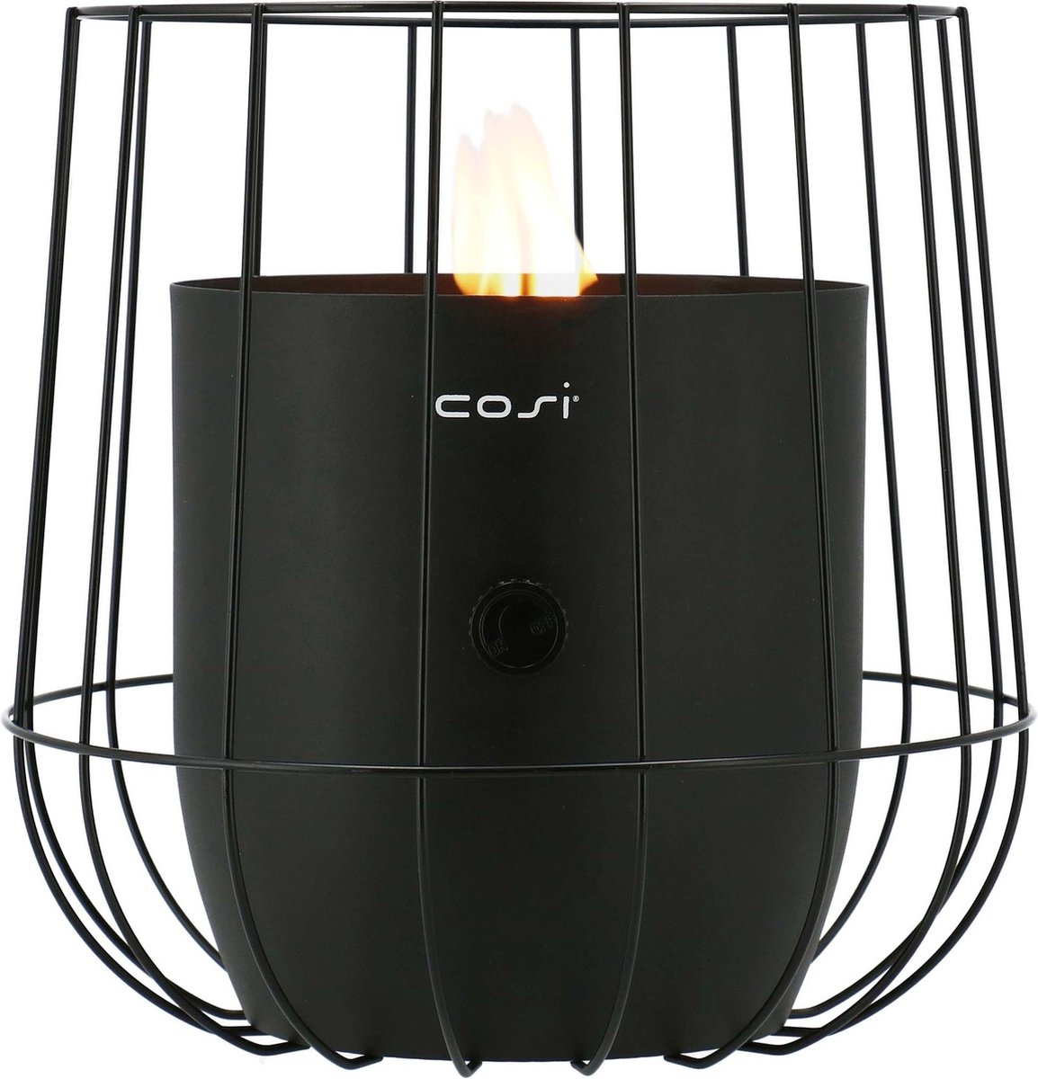 Cosi Fires – Cosiscoop Basket Gaslantaarn zwart - Kerstpakketten nodig? - Staal - Zwart