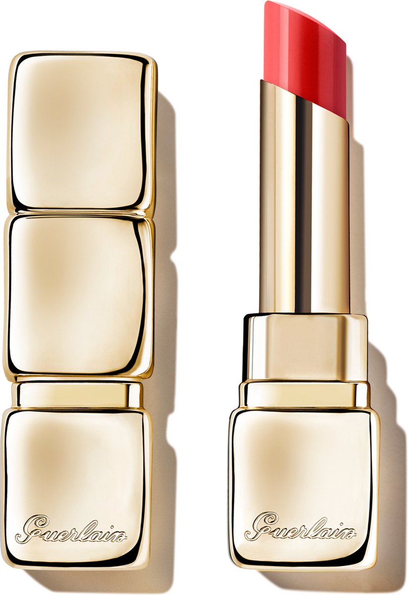 Goedkoopste Guerlain KissKiss Bee Glow lipbalsem 775 Poppy Glow Vrouwen 3,2 g
