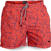 Miami Beach | Hoogwaardige Kwaliteit Zwemshort | Zwembroek | Beachshort | Heren | Sneldrogend | Maat S | MB13-164 Oranje