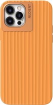 Apple iPhone 12 Pro Hoesje - Nudient - Bold Serie - Hard Kunststof Backcover - Tangerine Orange - Hoesje Geschikt Voor Apple iPhone 12 Pro
