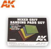 Mixed Grit Sanding Pads Set 800 Grit.4 Units - AK-Interactive - AK-9021