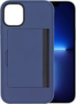 Stargoods iPhone 11 - iPhone 11 hoesje - Blauw - Pasjeshouder - Apple - iPhone 11 case - Gratis screenprotector
