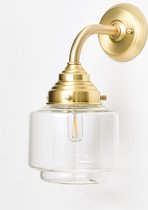 Art Deco Trade - Wandlamp Getrapte Cilinder Small Helder Curve Messing