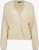 TwoDay gebreid dames vest - Beige - Maat XL