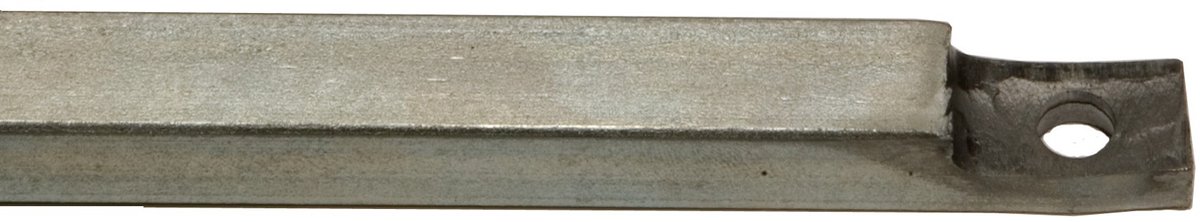 Nemef 13-250cm - Staaf voor pompespagnolet - Verzinkt - 13x13mm - lengte 250 cm