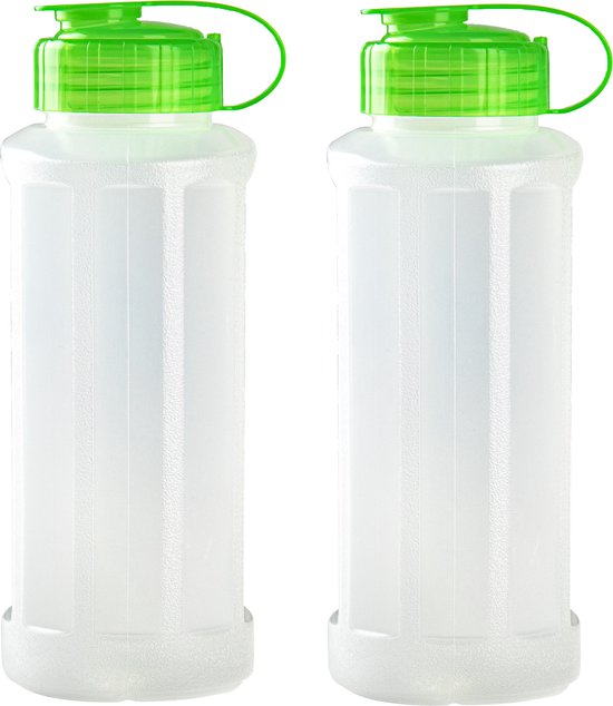 Lot De 20 Bouteilles D'eau Réutilisables 500ml - Plastique PC, Couvercle Rabattable, Anti-fuite, Pour Sport/école - 4