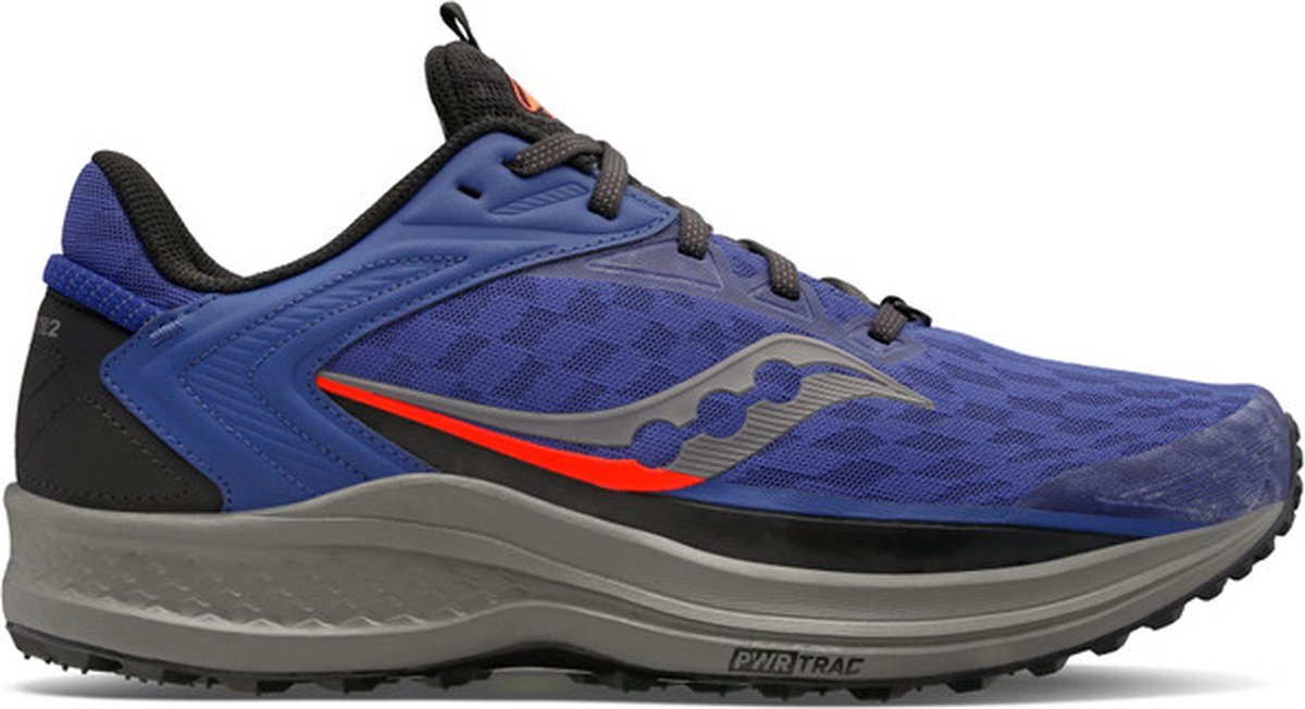 Saucony Canyon TR2 Heren - Sportschoenen - Hardlopen - Trail - blauw/wit/rood
