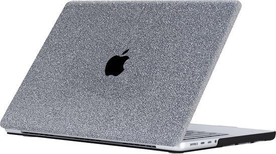 Lunso - pochette de protection - MacBook Pro 16 pouces (2021) - Argent Glitter