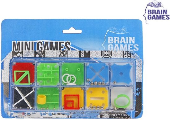 Afbeelding van het spel Brain Games mini puzzels 10 stuks