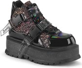 Demonia Plateau sneakers -39 Shoes- SLACKER-50 US 9 Zwart