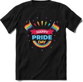 Pride Day | Pride T-Shirt Heren - Dames - Unisex | LHBTI / LGBT / Gay / Homo / Lesbi |Cadeau Shirt | Grappige Love is Love Spreuken - Zinnen - Teksten Maat L