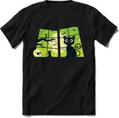 Halloween T-Shirt | Horror Liefhebber Kleding Kado Heren / Dames | Perfect Weerwolf , Monster , Vleermuis en Pompoen Cadeau Shirt | Grappige Zinnen, Spreuken en Teksten | Maat L