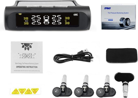 Usb Tpms Bandenspanningscontrolesysteem Android Met Interne Sensor Voor Autoradio Dvd Speler
