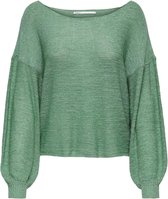 Only Trui Onlsunny L/s Balloon Pullover Knt 15254283 Creme De Menthe Dames Maat - XS