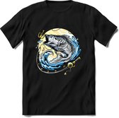 TSK big catch | vissen outdoor T-Shirt Heren / dames | hengelsport cadeau Shirt - grappige Spreuken, Zinnen en Teksten Maat 3XL