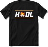 Hodl Shiba inu T-Shirt | Crypto ethereum kleding Kado Heren / Dames | Perfect cryptocurrency munt Cadeau shirt Maat L