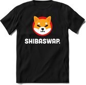 Shibaswap Shiba inu T-Shirt | Crypto ethereum kleding Kado Heren / Dames | Perfect cryptocurrency munt Cadeau shirt Maat S