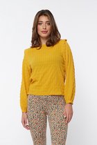 Lofty Manner Blouse Top Anouk Yellow Dames Maat - M