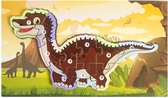 Houten Dinosaurus Puzzel - Antarctosaurus - Speelgoed