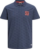 JACK&JONES CORE JCOLOGAN AOP POLO SS Heren Poloshirt - Maat XXL