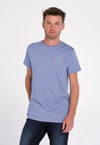 J&JOY - T-Shirt Mannen 08 Byron Bay Blue