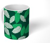 Mok - Koffiemok - Jungle - Patronen - Tropisch - Mokken - 350 ML - Beker - Koffiemokken - Theemok