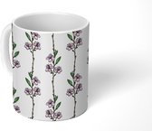 Mok - Koffiemok - Patronen - Bloemen - Sakura - Mokken - 350 ML - Beker - Koffiemokken - Theemok