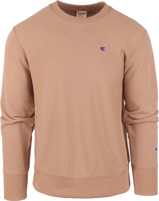 Champion - Crewneck Sweater Bruin - Heren - Maat XL - Regular-fit