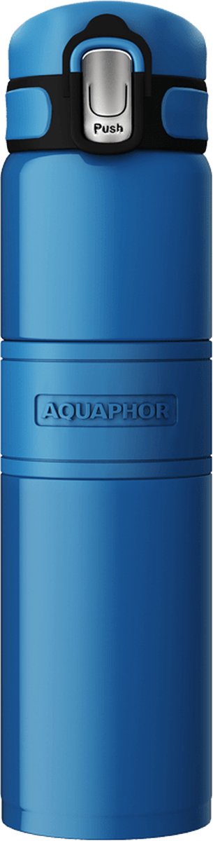 Aquaphor Dubbelwandige thermosfles, Blauw (480ml)