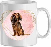 Mok Dachshund 1.3| Hond| Hondenliefhebber | Cadeau| Cadeau voor hem| cadeau voor haar | Beker 31 CL