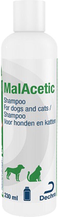 Malacetic Shampoo Hond/Kat 230 Ml.