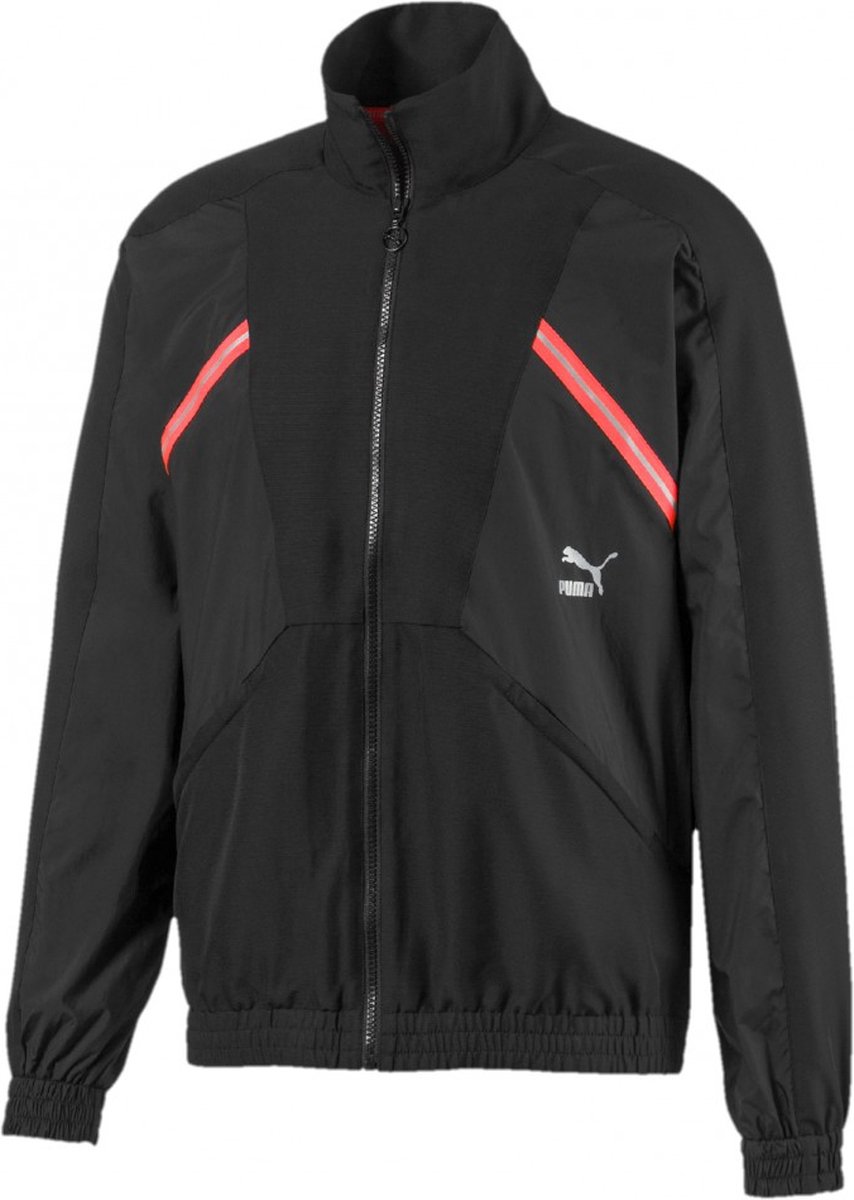Puma Trainingspak jas FD TFS WVN Zwart