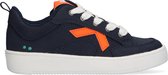 Bunnies JR 222492-720 Jongens Lage Sneakers - Blauw - Imitatieleer - Veters