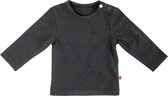 MXM Baby Longsleeve- Bruin- Katoen- T-shirt lange mouw- Groen- Gestreept- Maat 74