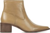 Bronx Vrouwen Leren       Enkellaarsjes / Laarzen / Damesschoenen 47403-J - Camel - Maat 39