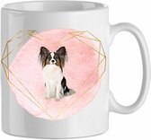 Mok Papillon 4.5| Hond| Hondenliefhebber | Cadeau| Cadeau voor hem| cadeau voor haar | Beker 31 CL