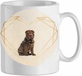 Mok Sharpei 5.1| Hond| Hondenliefhebber | Cadeau| Cadeau voor hem| cadeau voor haar | Beker 31 CL