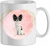 Mok Papillon 3.1| Hond| Hondenliefhebber | Cadeau| Cadeau voor hem| cadeau voor haar | Beker 31 CL