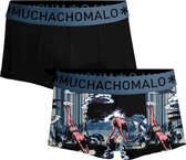 Muchachomalo-2-pack onderbroeken voor mannen-Elastisch Katoen-Boxershorts - Maat XL